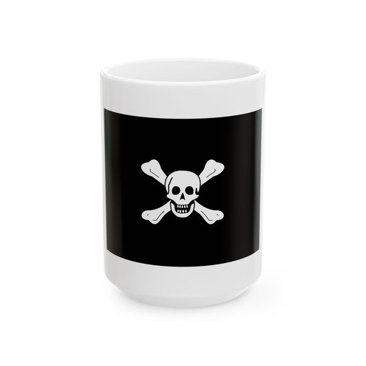 Pirate Flags Series - Richard Worley - Ceramic Mug, (11oz, 15oz)