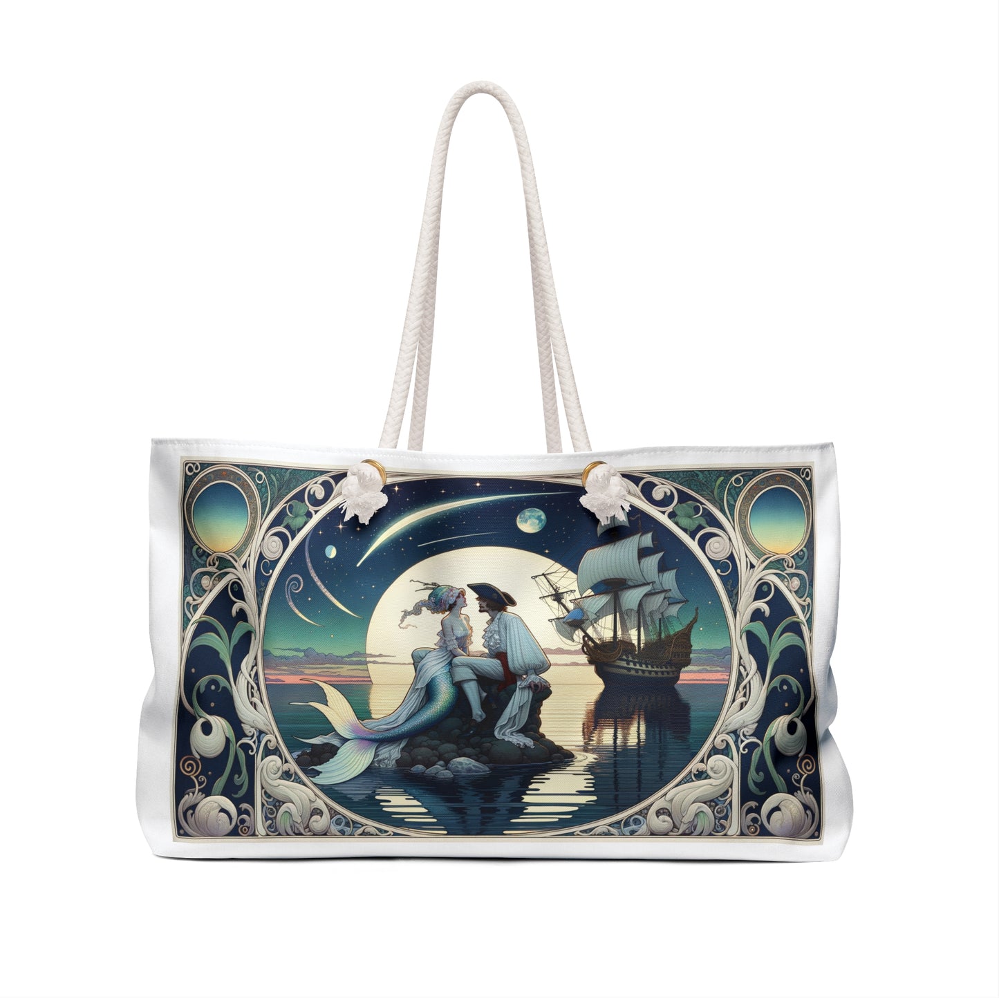 'Moonlit Lovers' Weekender Bag