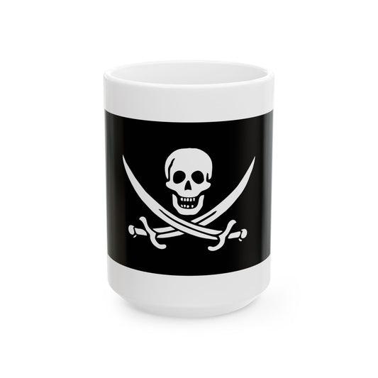 Pirate Flags Series - Jack Rackham - Ceramic Mug, (11oz, 15oz)