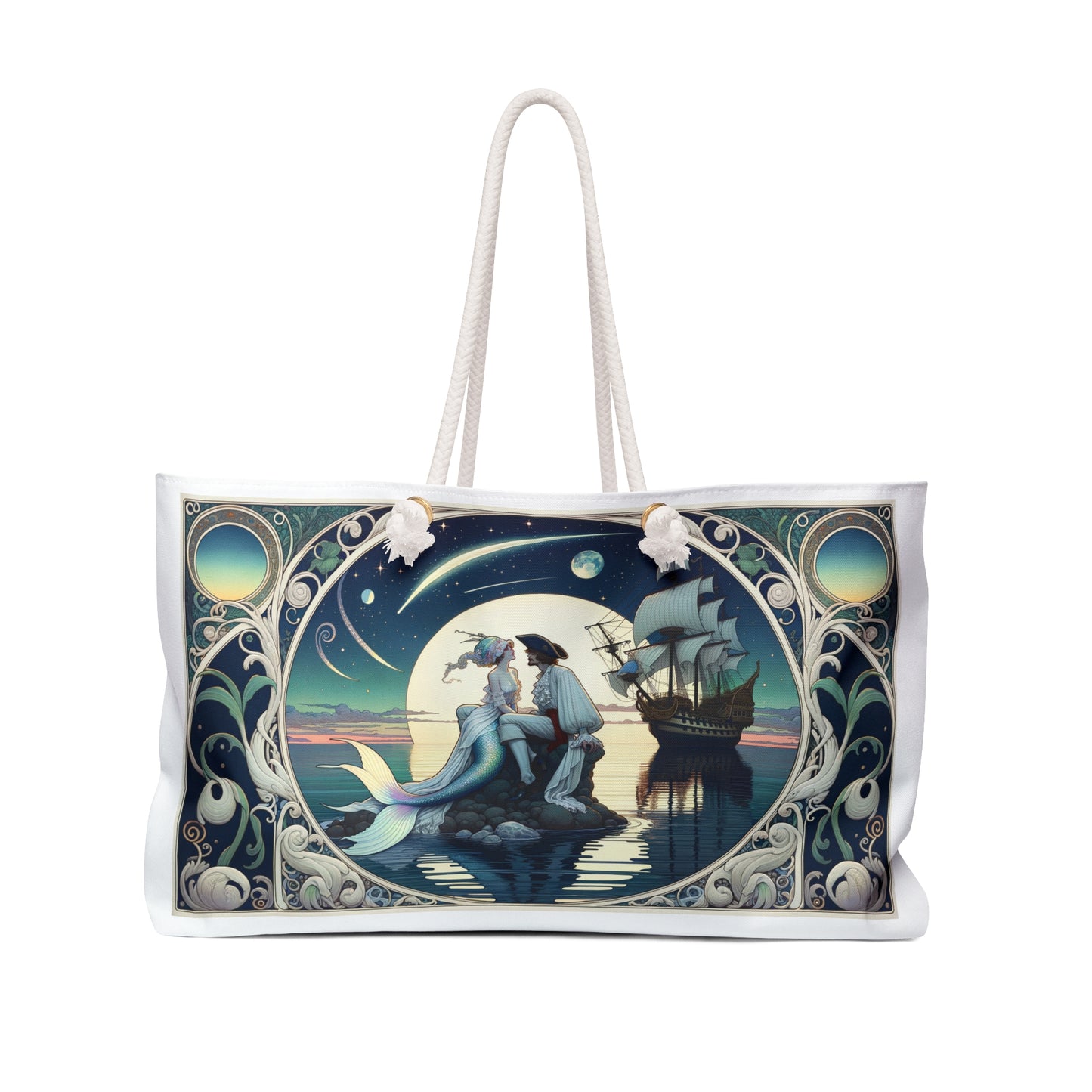 'Moonlit Lovers' Weekender Bag